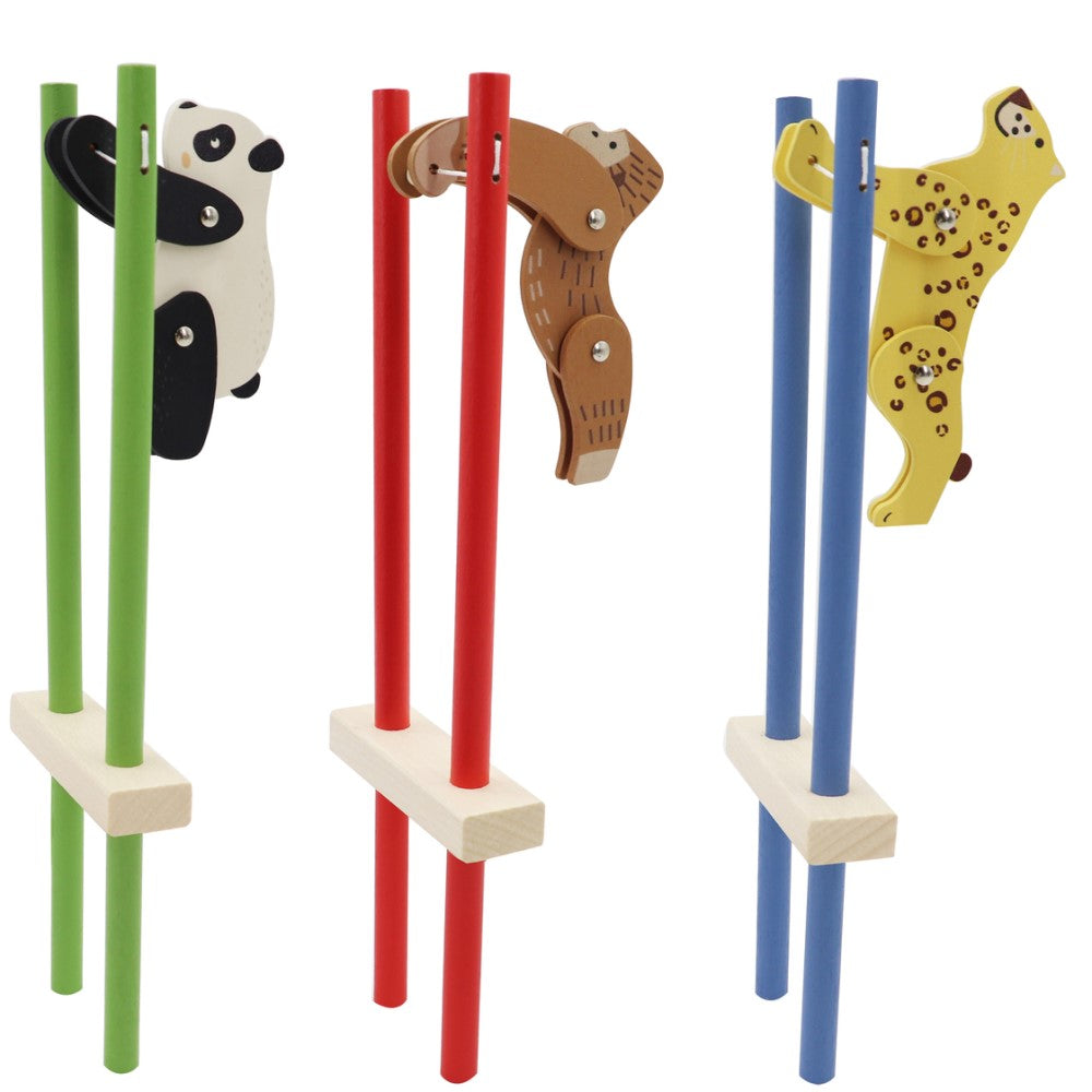 Wooden Trapeze Animals Set of 3