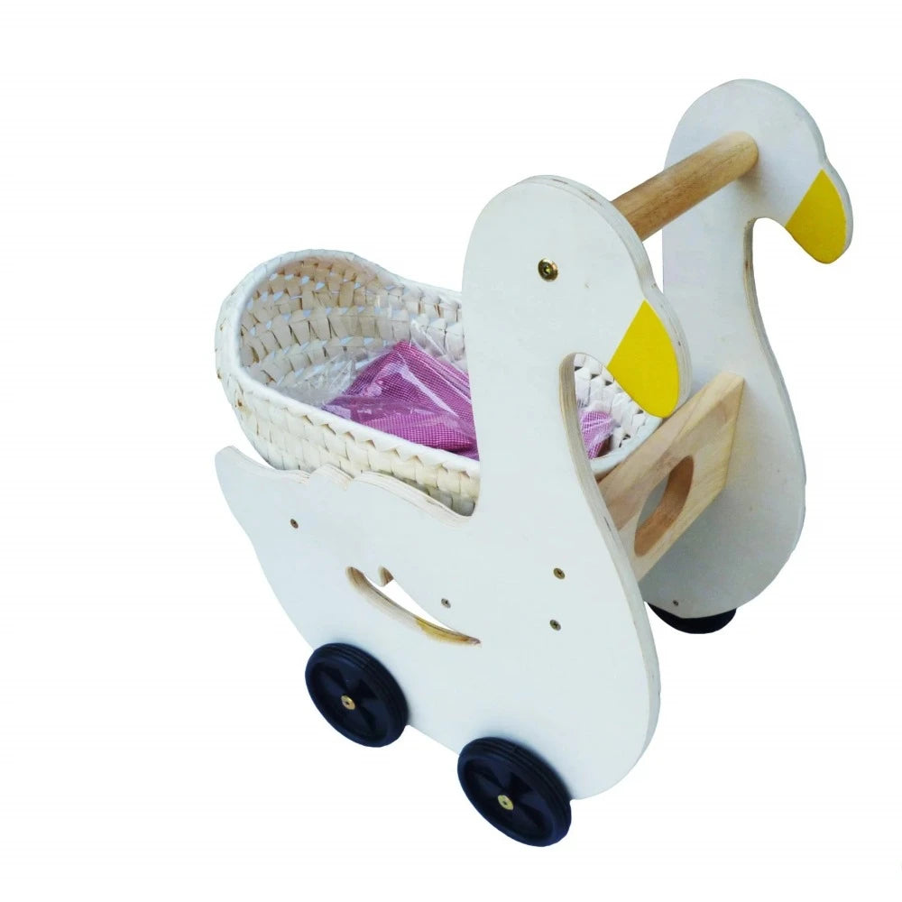 Wooden Unique Doll Pram