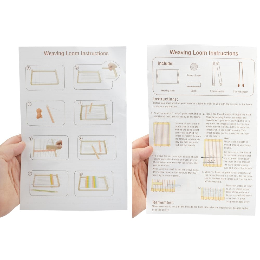 Wooden Weaving Loom Kit