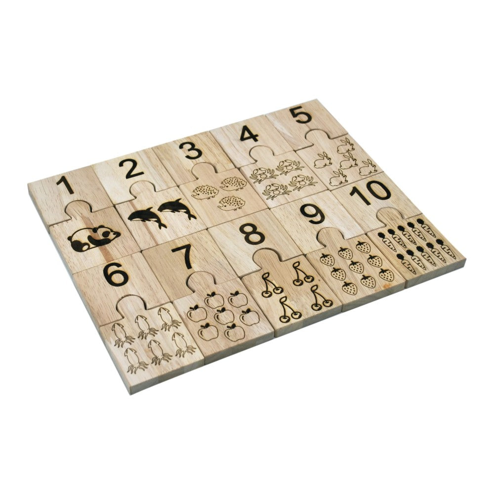 Wooden Numeric Jigsaw Puzzle