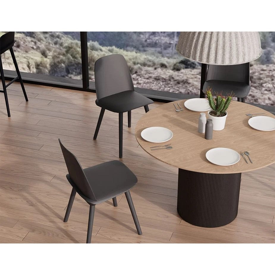 Woodland Bliss Modern Dining Table 120cms (Available in 2 Colors)