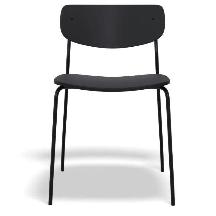 Woodland Comfort Backrest Dining Chair Black Ash Seat