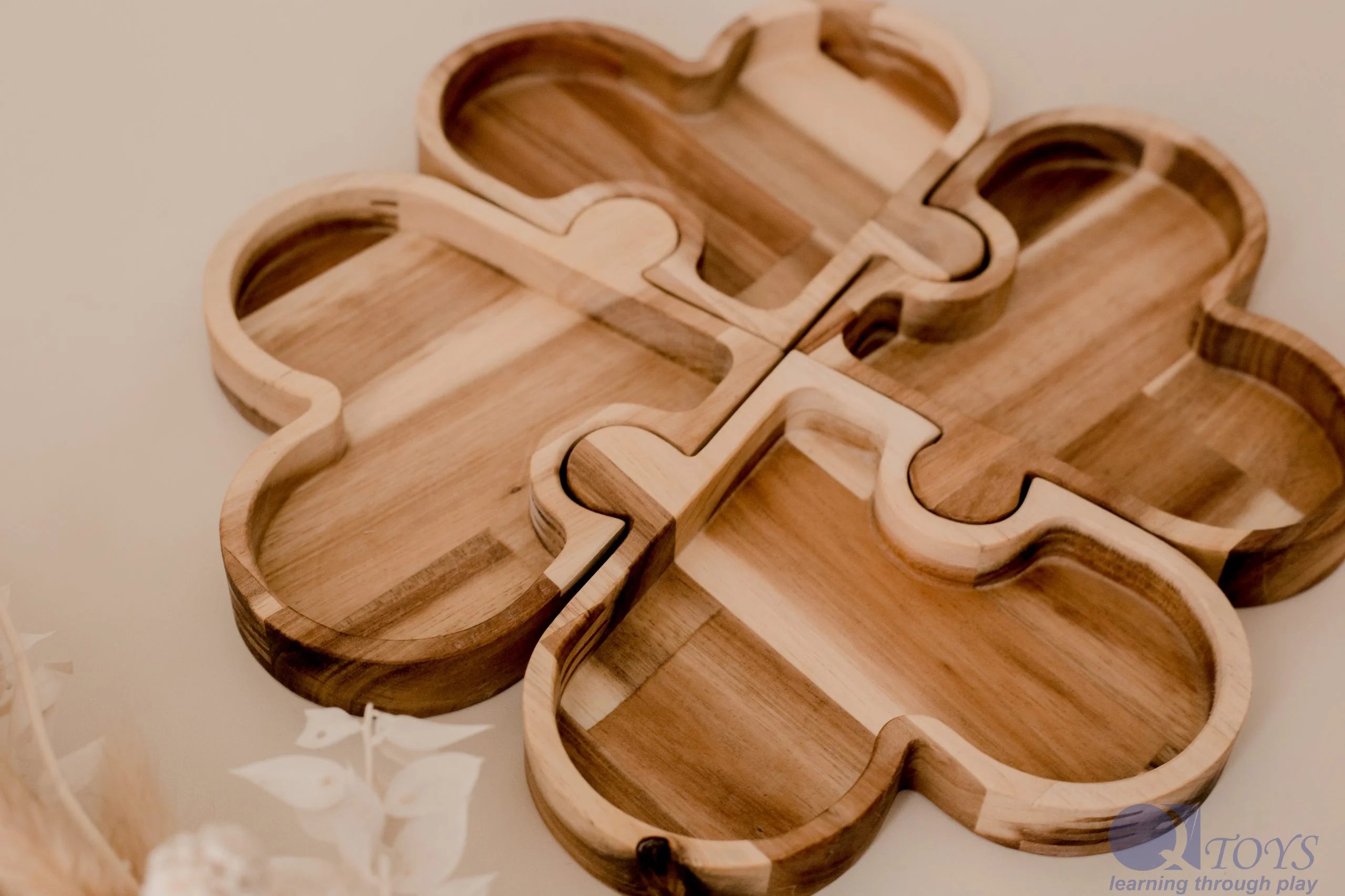 Woodland Four Leaf Clover Trays