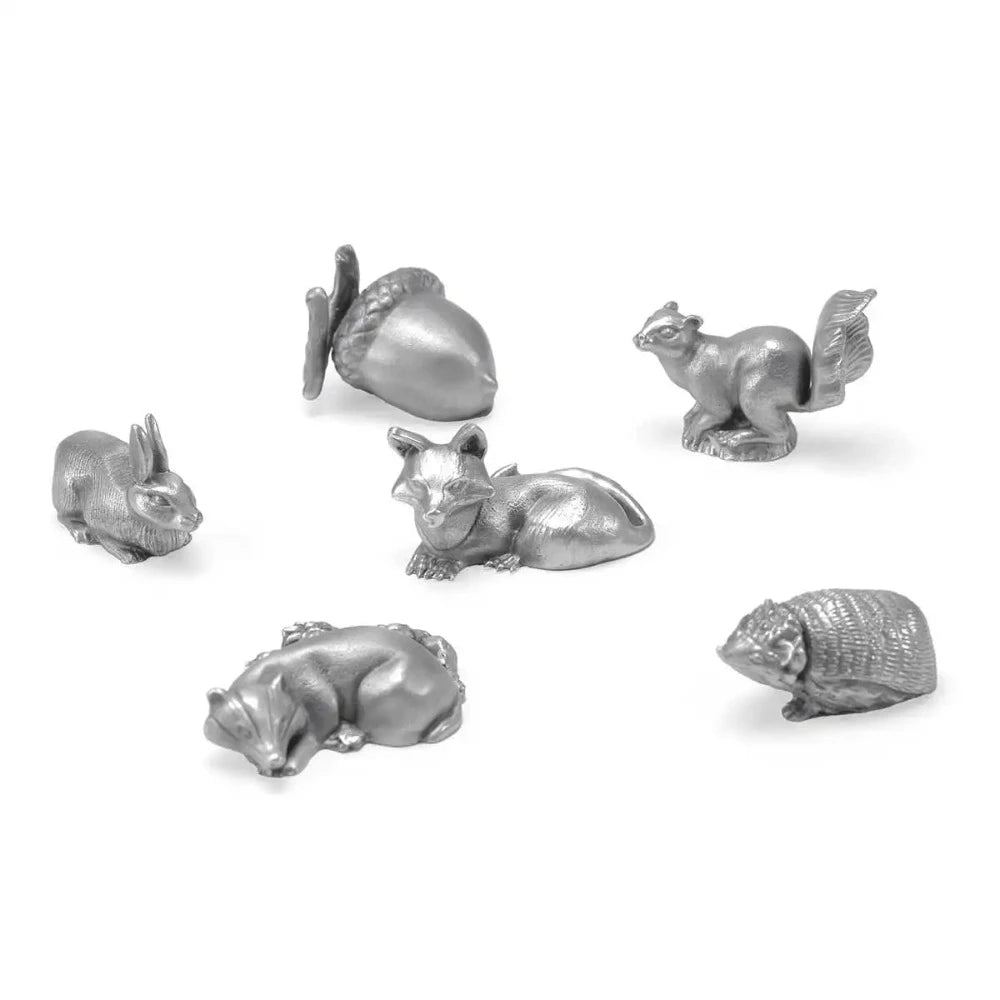 Woodland Pewter Place Card Holders Set of 6 in Gift Box