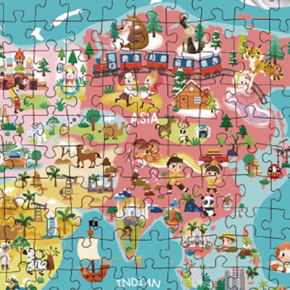 World Map 500 Pcs Jigsaw Puzzle