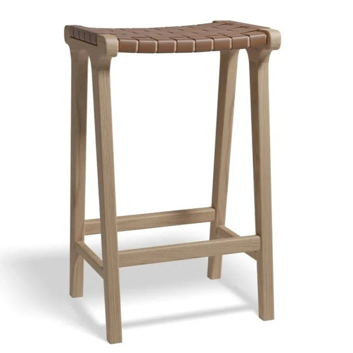 Woven Comfort Natural Frame Stool (Available in 2 Colors)