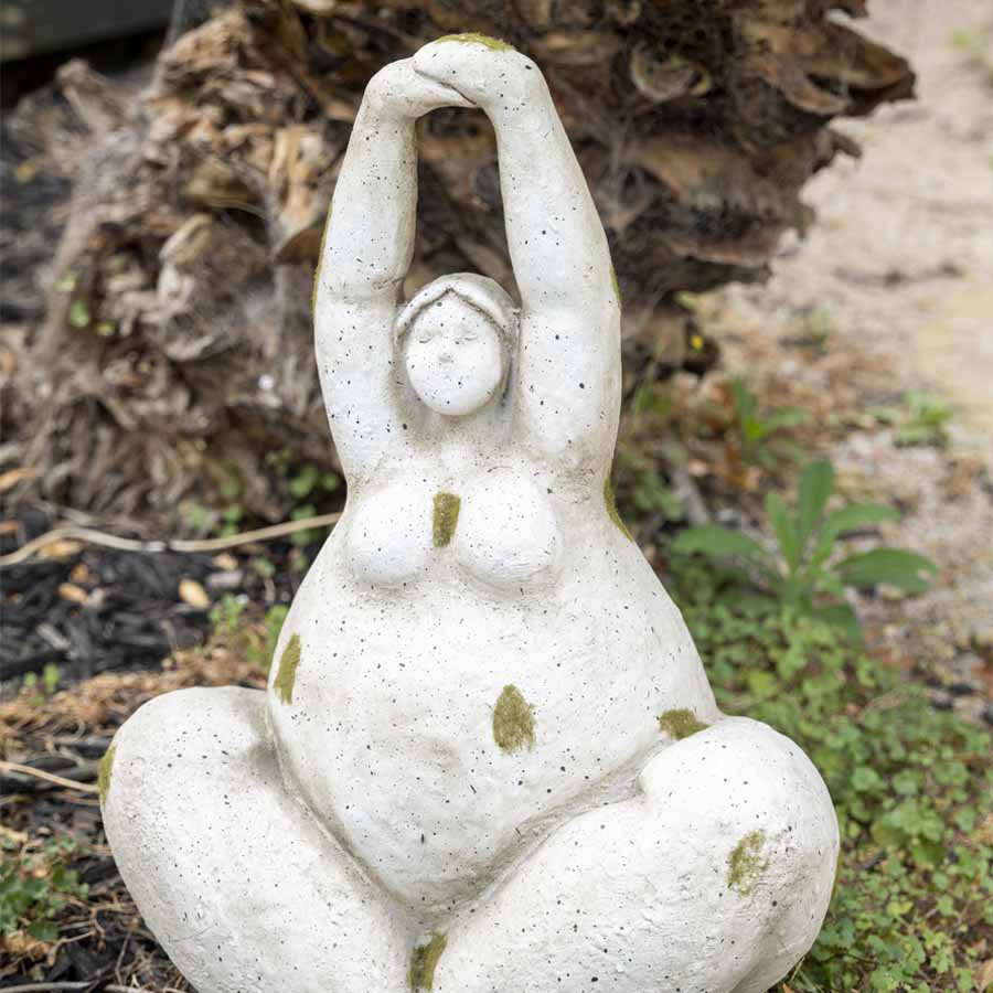 Yoga Pose Lady Garden Statue - 43cm