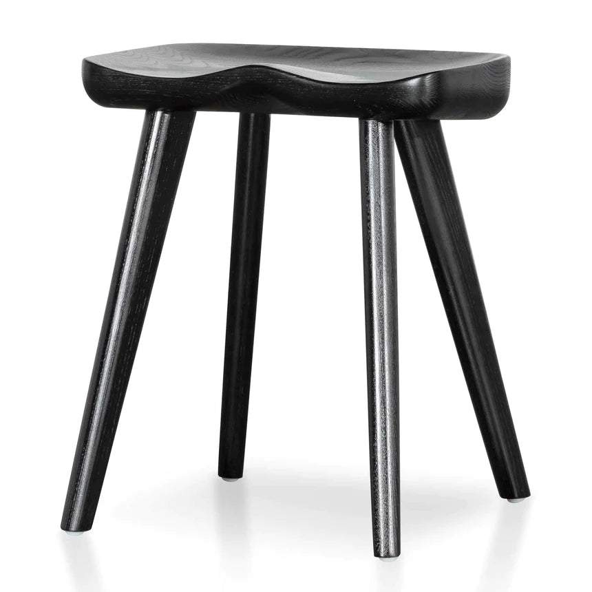 Zenith Zen Wooden Bar Stool - Black