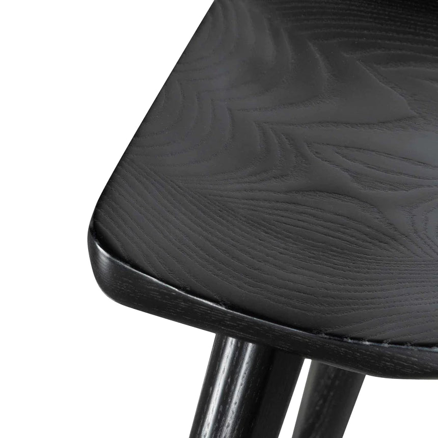 Zenith Zen Wooden Bar Stool - Black