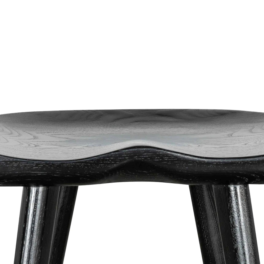 Zenith Zen Wooden Bar Stool - Black