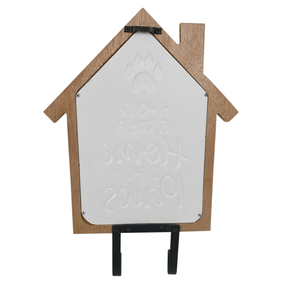 'House is Not a Home' Wall Hooks - 23x4x32cms