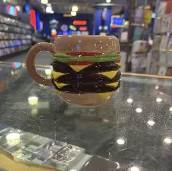 Fun and Whimsical Drinkware Burger Coffee Mug