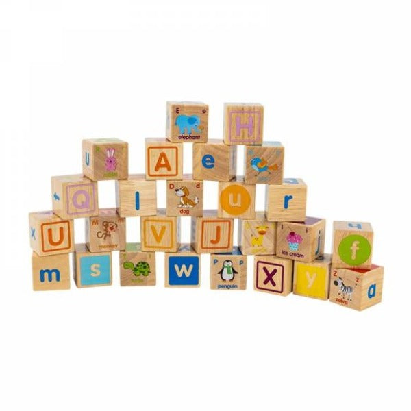 ABC Building Blocks With Animals & Symbols 4Cms