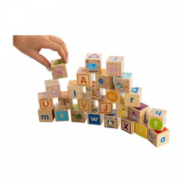 ABC Building Blocks With Animals & Symbols 4Cms