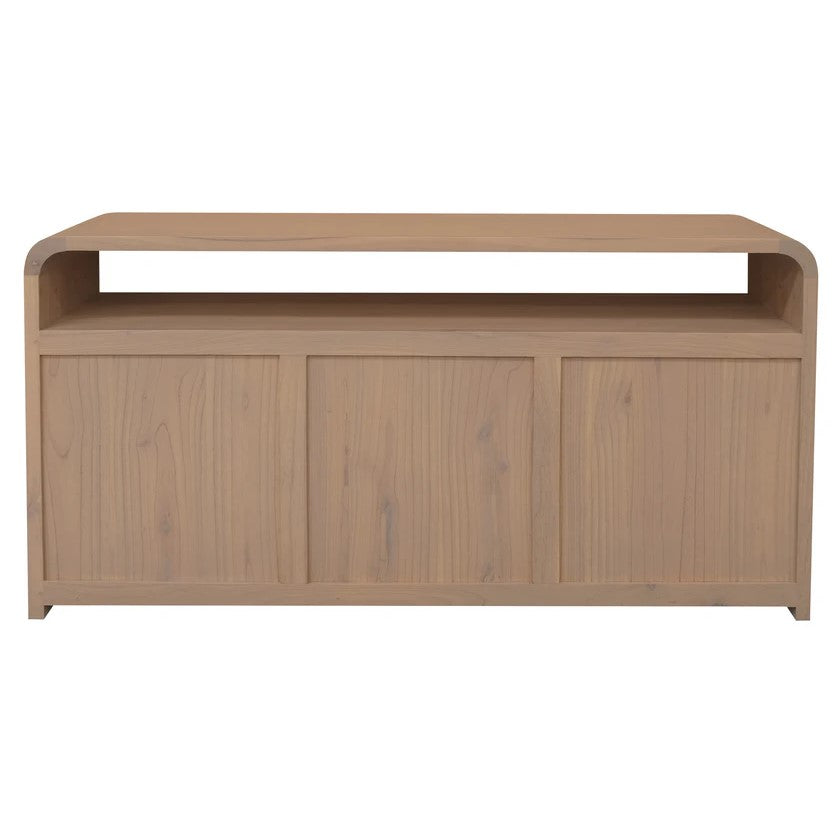 Tasmania 3 Door 3 Drawer Buffet - White Caramel