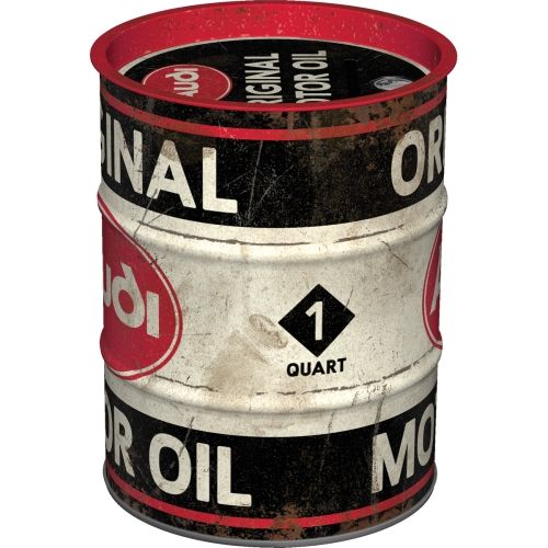 "Audi Original Motor Oil" Oil Barrel Money Box