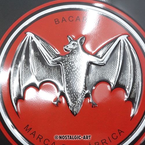 Bacardi Logo Metal Sign (Available in 2 Sizes)