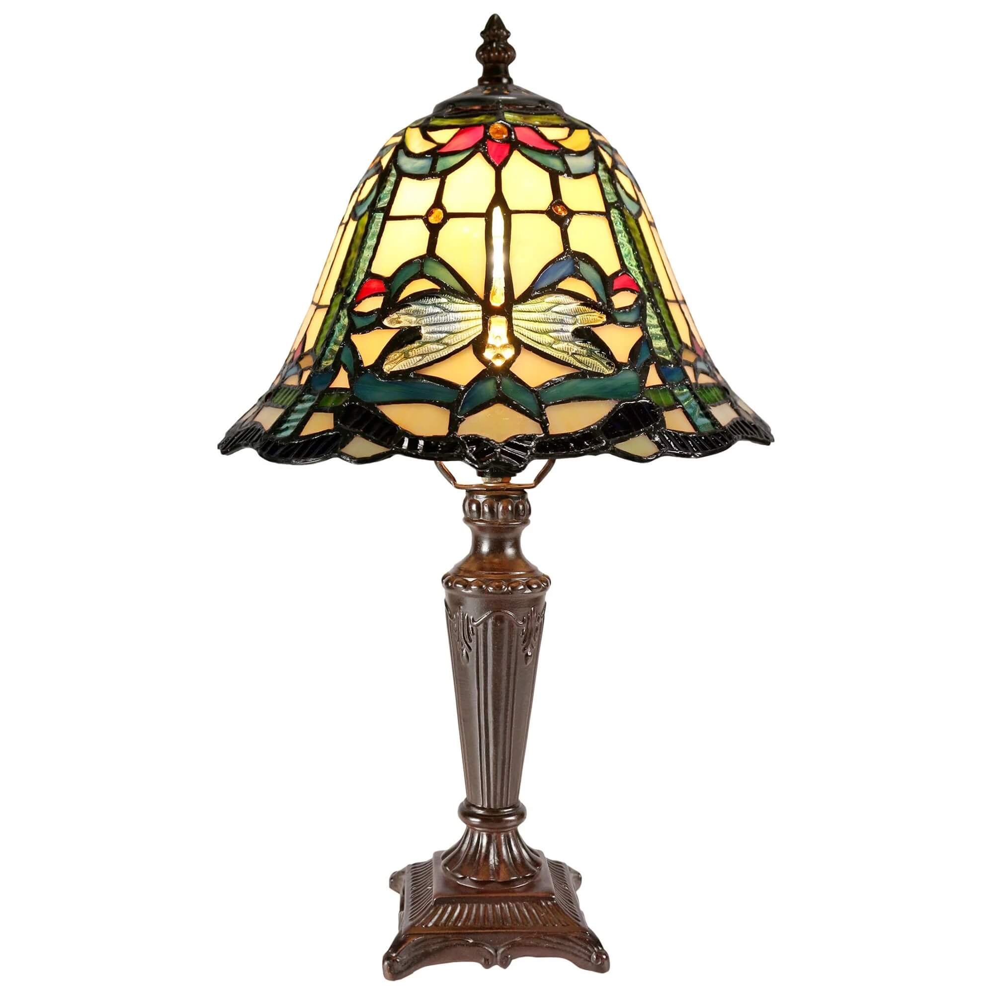 Bell Shape Tiffany Stained Glass Table Lamp