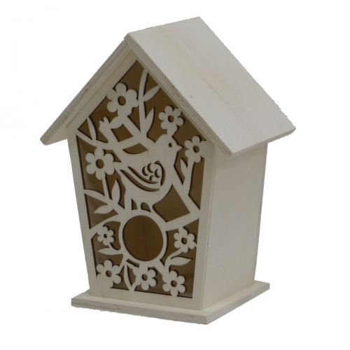 Paint Your Own Wooden Birdhouse Storage Box