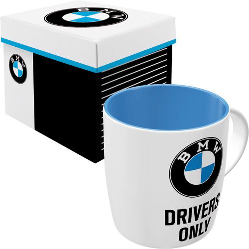 "BMW Drivers Only" Ceramic Coffee Mug In Gift Box