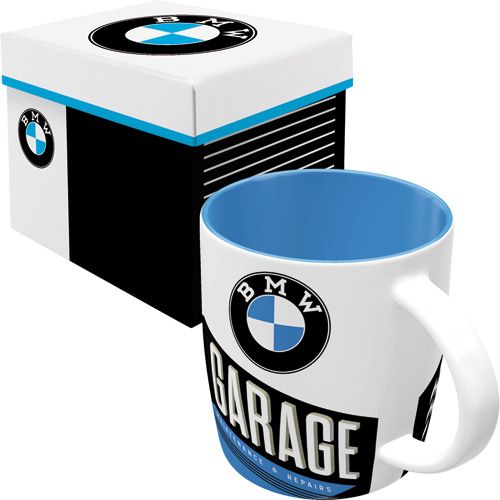 "BMW Garage" Ceramic Coffee Mug In Gift Box