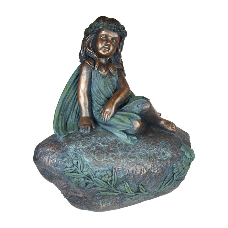 Bronze Posing Fairy Statue