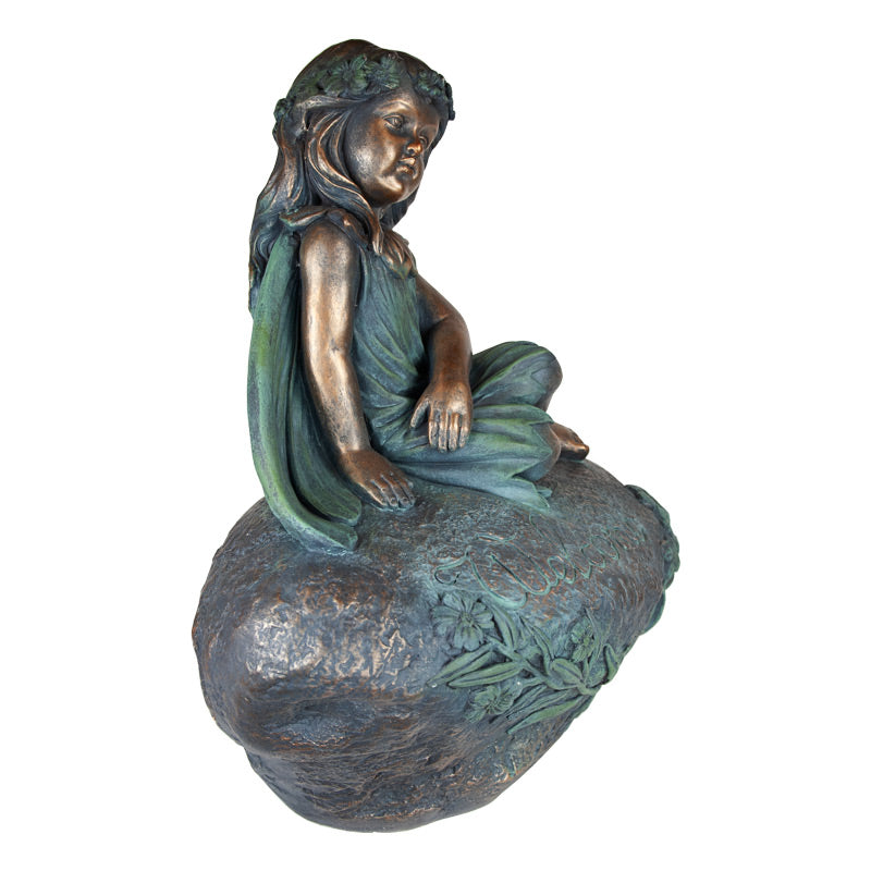 Bronze Posing Fairy Statue