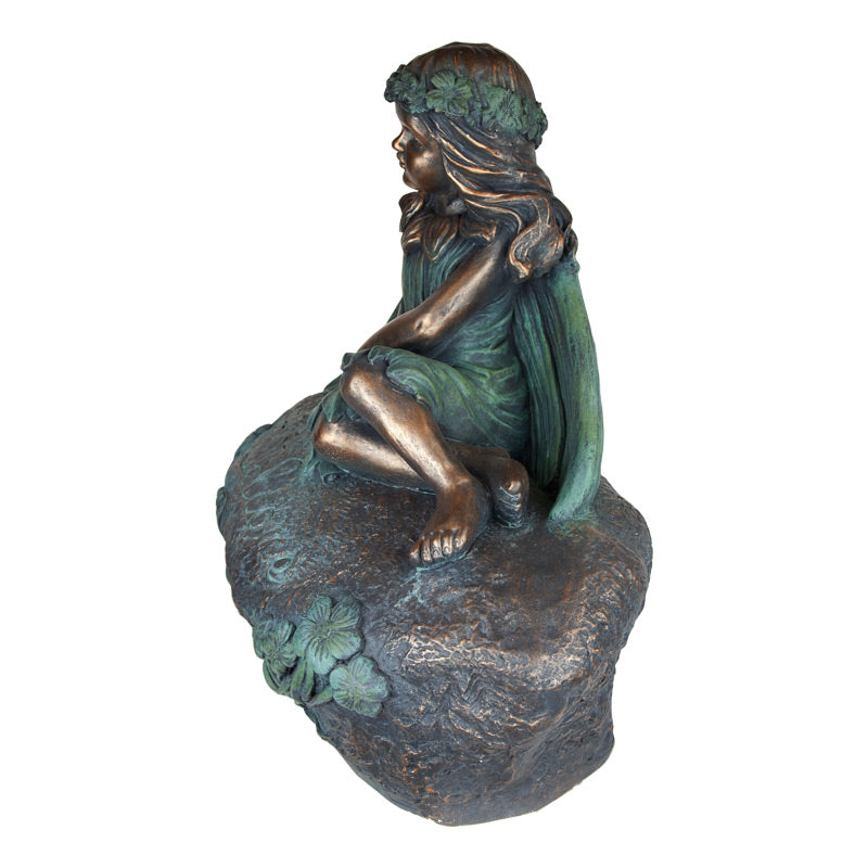 Bronze Posing Fairy Statue