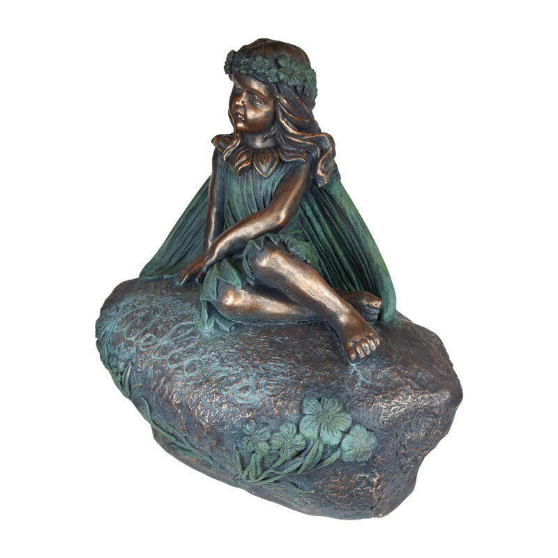 Bronze Posing Fairy Statue