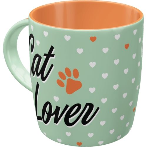 "Cat Lover" Ceramic Coffee Mug