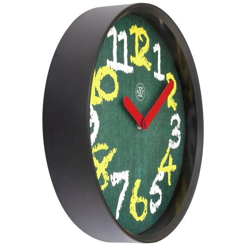 NeXtime Chalkboard Kids Wall Clock 30cm