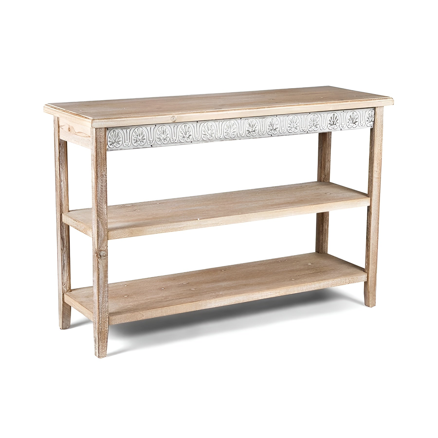 Chateau Console Table With 3 Shelves