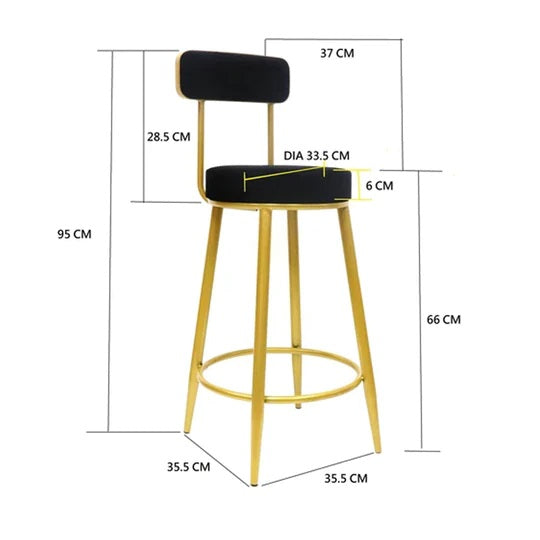 Cocktail Kitchen High Chair Barstool