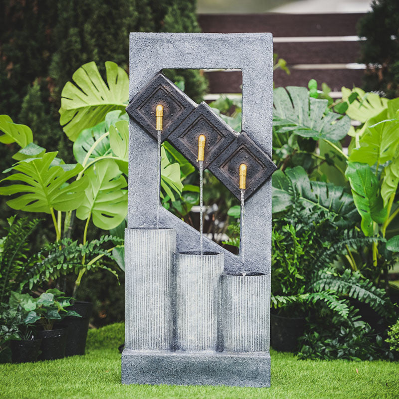 Diamond Tap Cascade Outdoor Water Feature