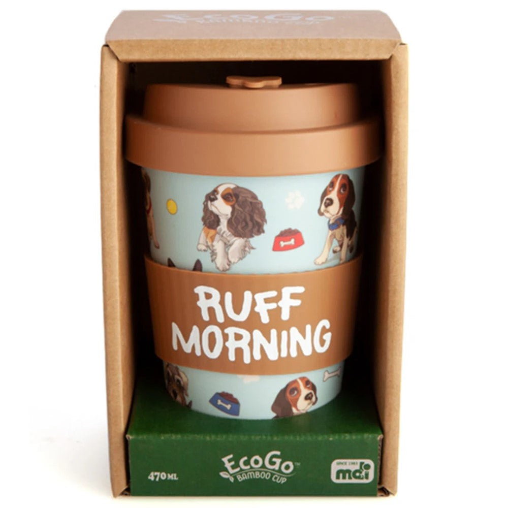 'Ruff Morning' Bamboo Cup