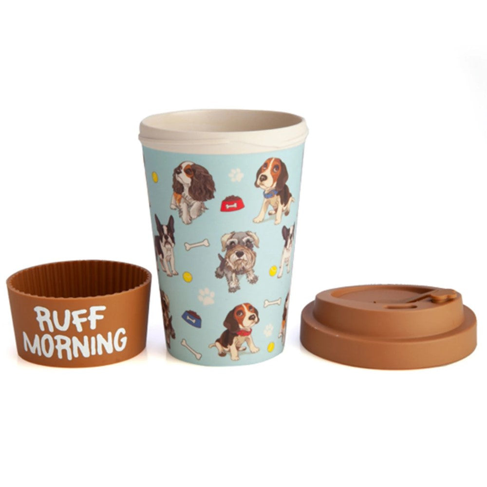 'Ruff Morning' Bamboo Cup