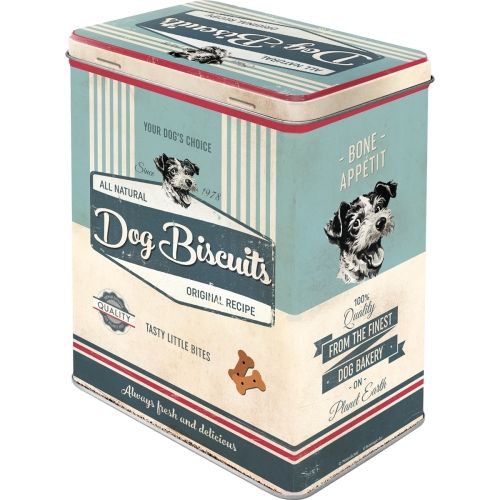 Dog Biscuits Storage Tin Box