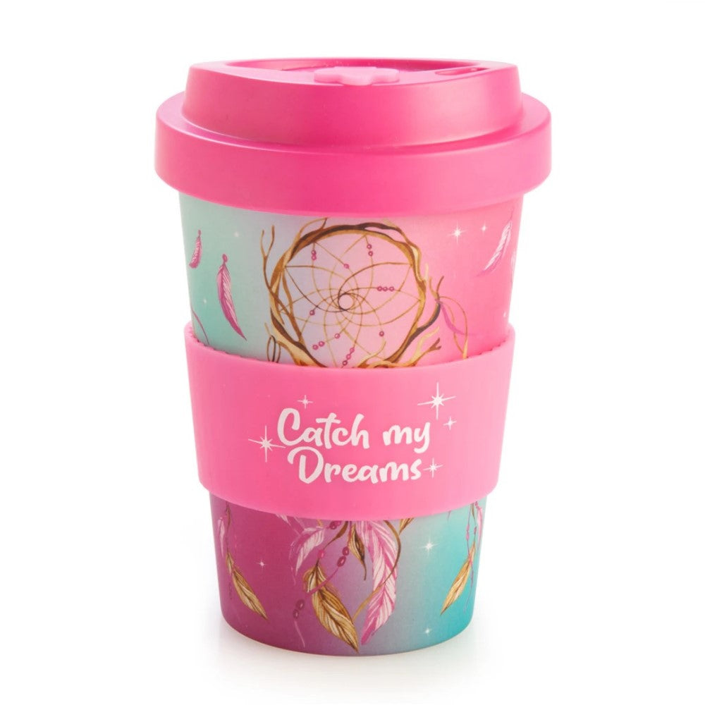 'Catch My Dreams' Dreamcatcher Bamboo Cup