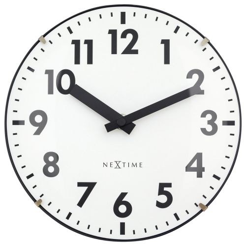 NeXtime Duomo Mini Desk Clock 20cms (Available in 3 Colors)