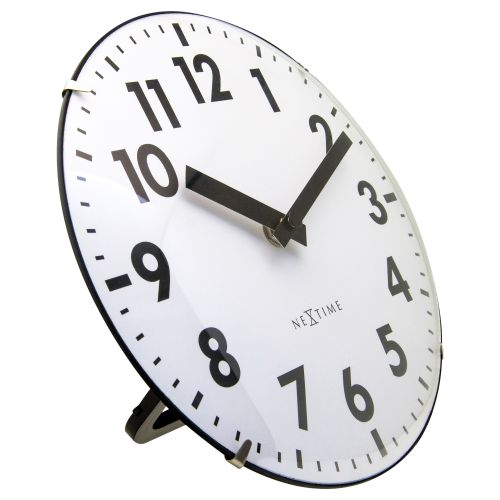 NeXtime Duomo Mini Desk Clock 20cms (Available in 3 Colors)