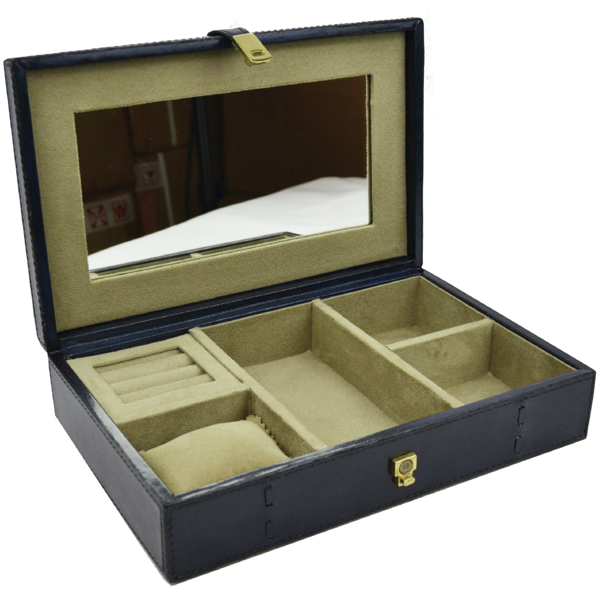 Elegant Leather Jewelry Box (Available In 5 Colors)