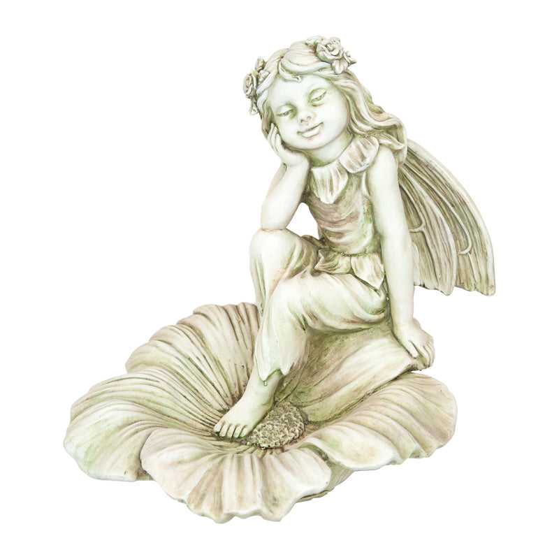 Fairy On Flower Statue