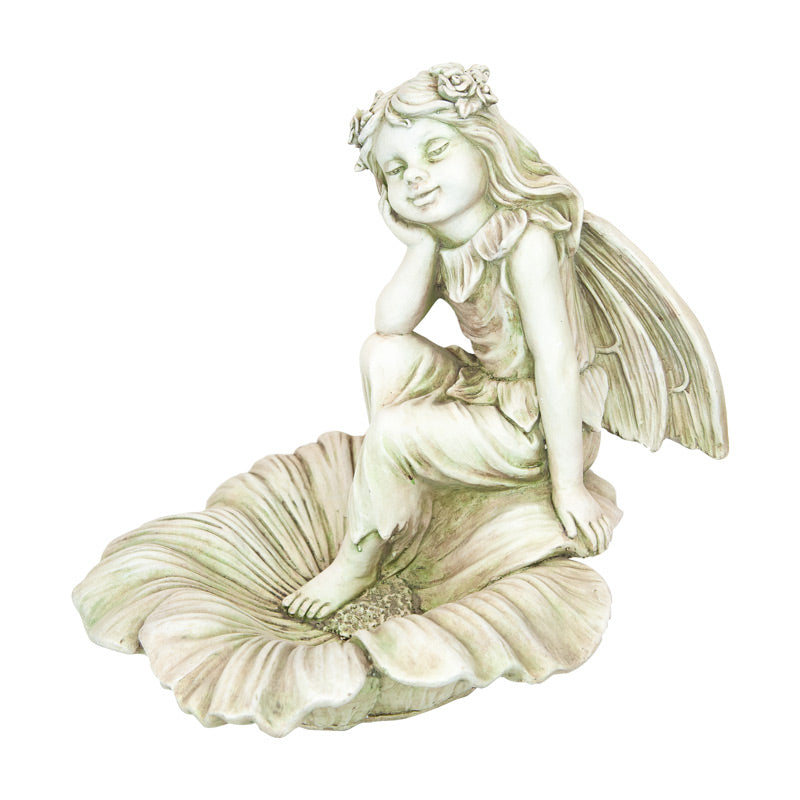 Fairy On Flower Statue