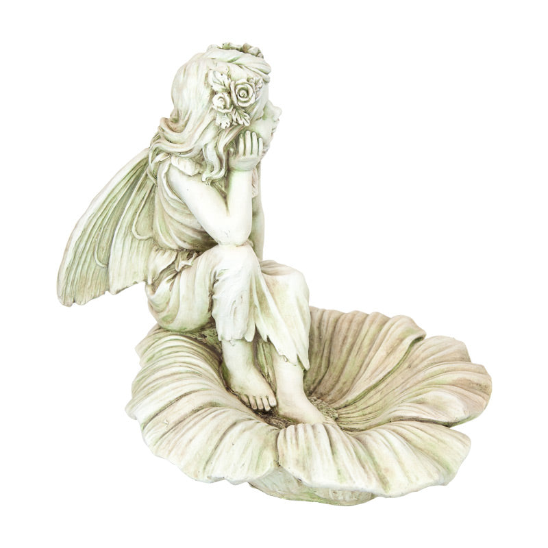 Fairy On Flower Statue