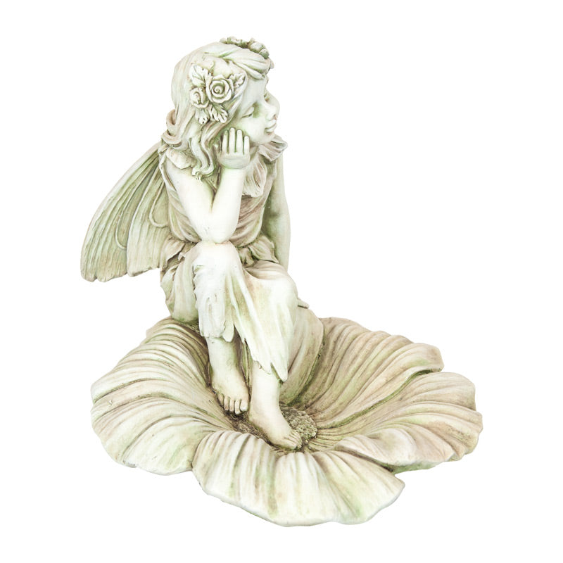 Fairy On Flower Statue