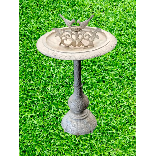 Feathered Oasis Cast Iron Bird Bath (Available in 2 Colors)