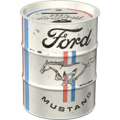 "Ford Mustang" Oil Barrel Money Box