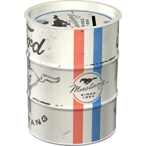 "Ford Mustang" Oil Barrel Money Box