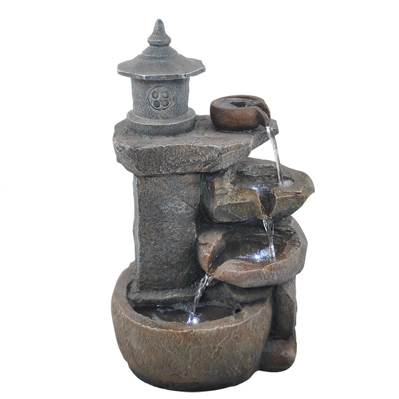 Garden Pagoda Water Fountain