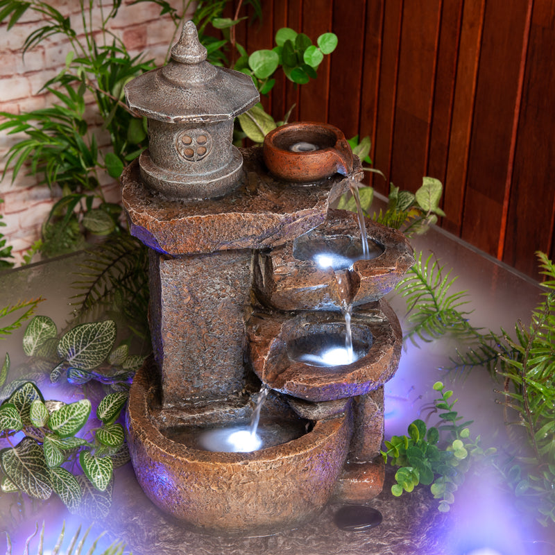 Garden Pagoda Water Fountain